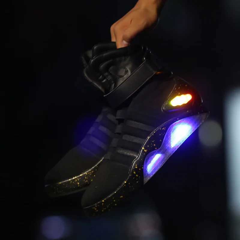 New Arrival Mens basketball shoes LED light shoes mens sports shoes LED luminous shoes T250327