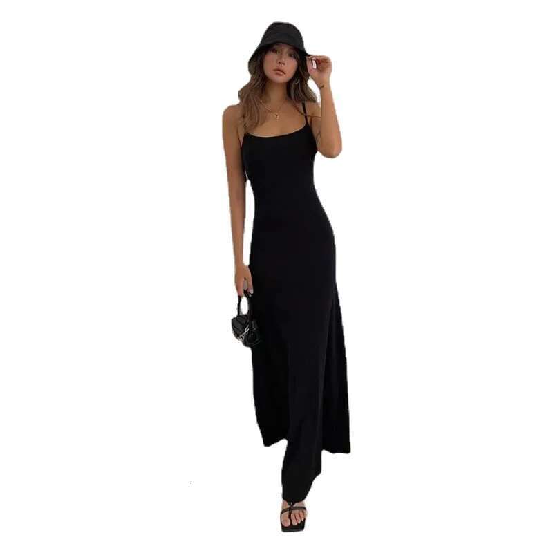 Dongdumaoyi Zoete En Pittige Stijl Figuur Knuffelende Dieptepuntband Sexy Taille Afslankende Rugloze Damesjurk