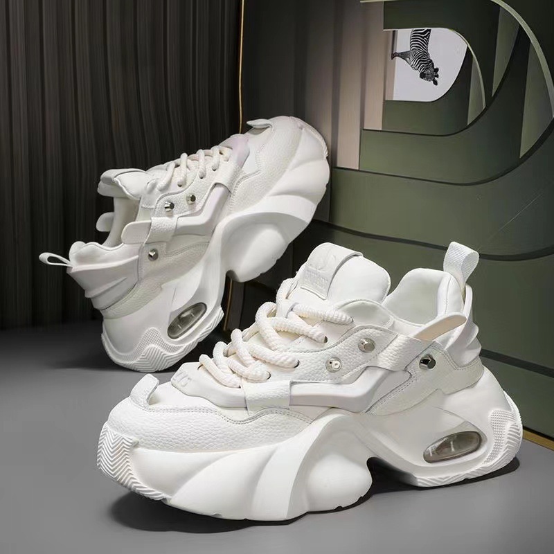 Free shipping new casual shoes men sports shoes trendy fashion shoes big daily comfortable black white