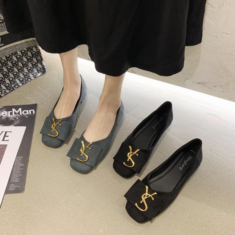 free Shipping Designer Low heeled thick heeled slippers Flat sole shoes Square headed shallow mouth sandals One kick dragging NEW 2025