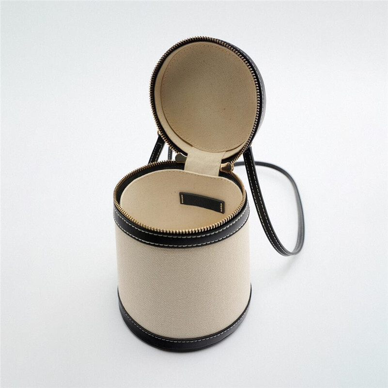 Family Spring Summer New Color Contrast Box Mini One Shoulder Crossbody Bucket Casual Women S Bag Original