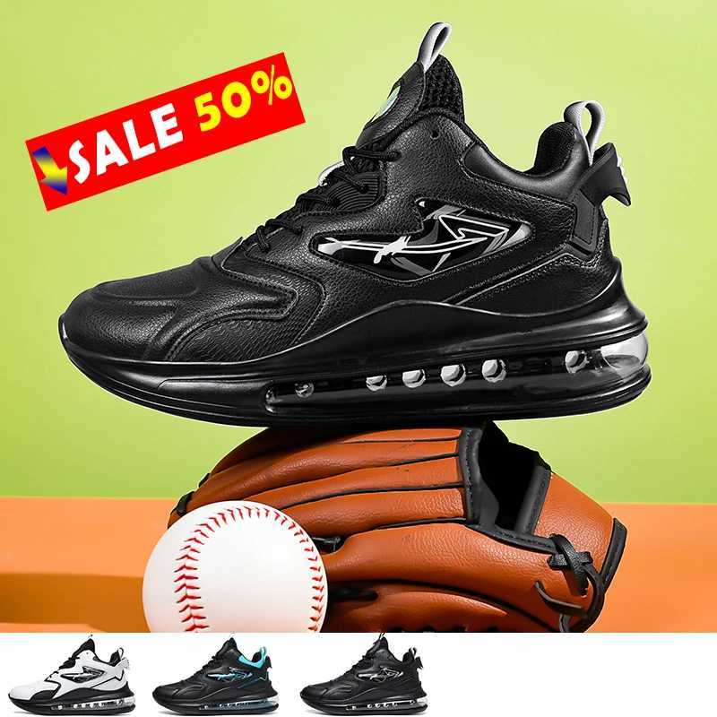 Big Size 39-48 High Top Men Tennis Sports Shoes Leather Fl Air Cushioning Running Sneakers Walking Trainers Tenis Mascino Z250411