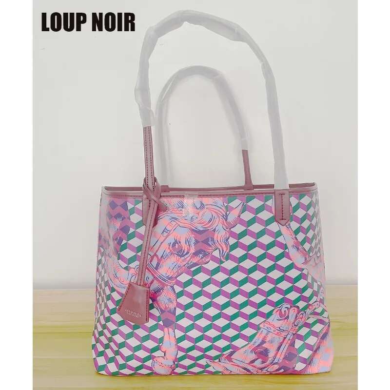 Original LOUP NOIR Brand New Womens Tote Bag Large Capacity Female Handbags Shoulder Women Bags High Quality Casual Totes