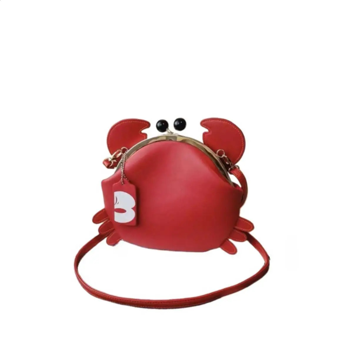 Womens Fashion Cute Crab Bag Funny Animal Crossbody Shoulder Bag 250327