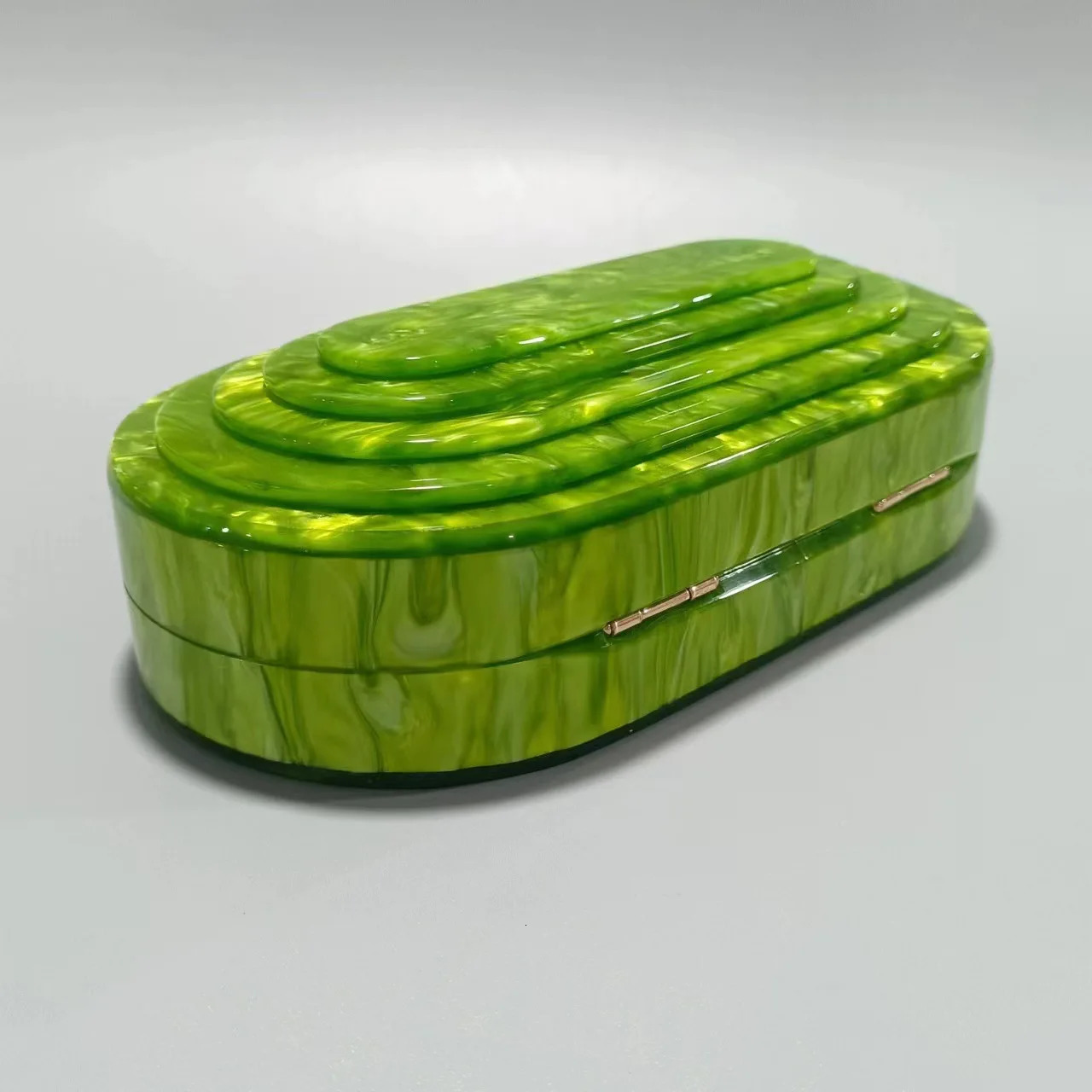 Lemon Green y acrylic box evening bag womens clutch wallet and handbag shoulder Bolsa party women 250326