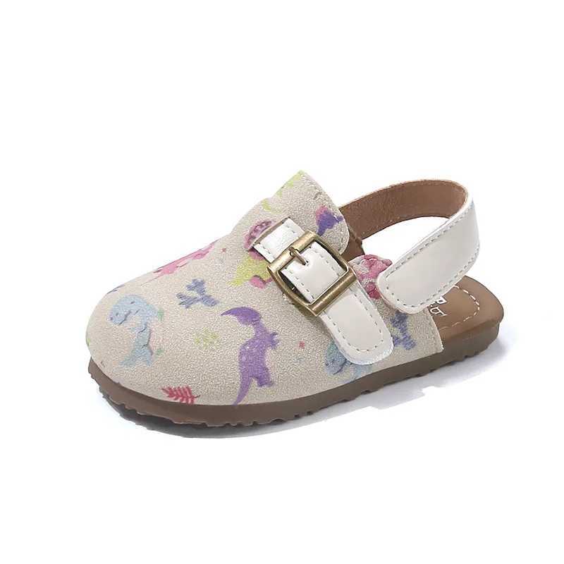 Slipper Summer 2025 girls soft soled indoor and outdoor beach shoes Korean version childrens breathable bib shoes S25326