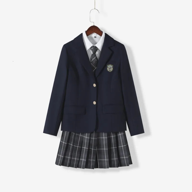 Japanese JK style original Jianwa Kawakami badge jacket daily wear roleplaying and school uniform for returning to 250326