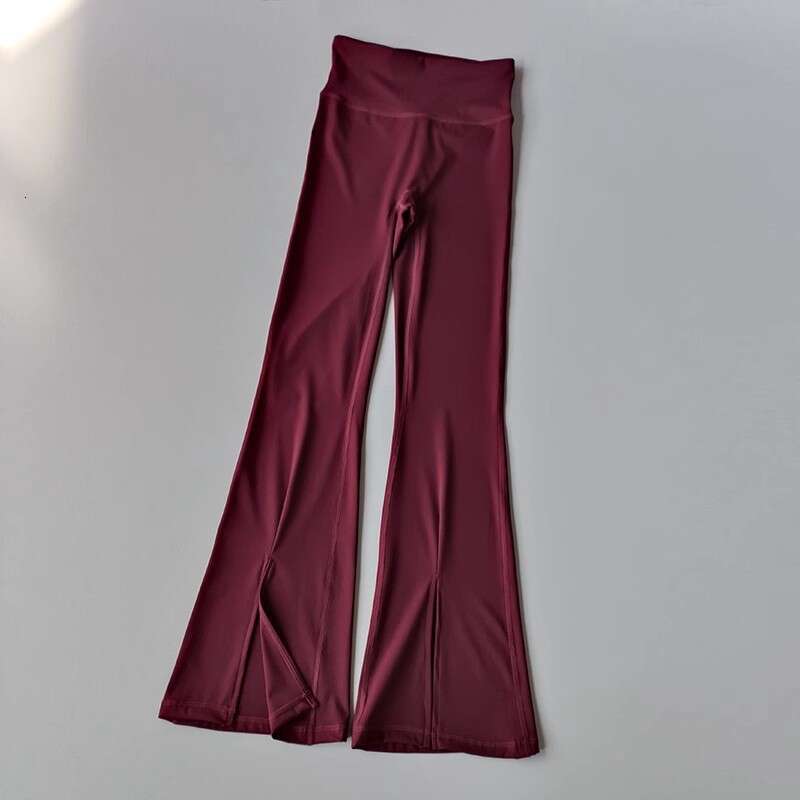 Women Yoga Pants New Wide Leg Yoga For Women High Waist Hip Lifting Tight Fit Slimming Sports Pants Naked Running Loose Bellbottom Pants