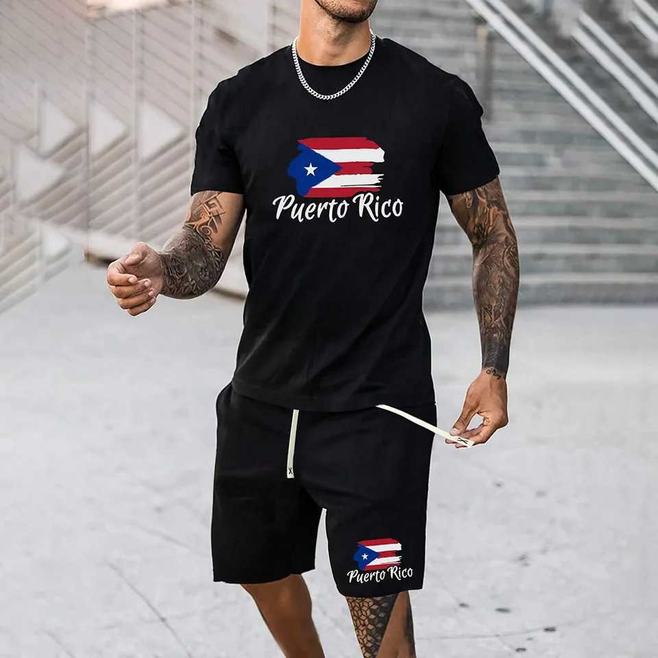 North American fashion mens casual suit printed with patterns lightweight and breathable sporty and lightweight breathableXJ250326