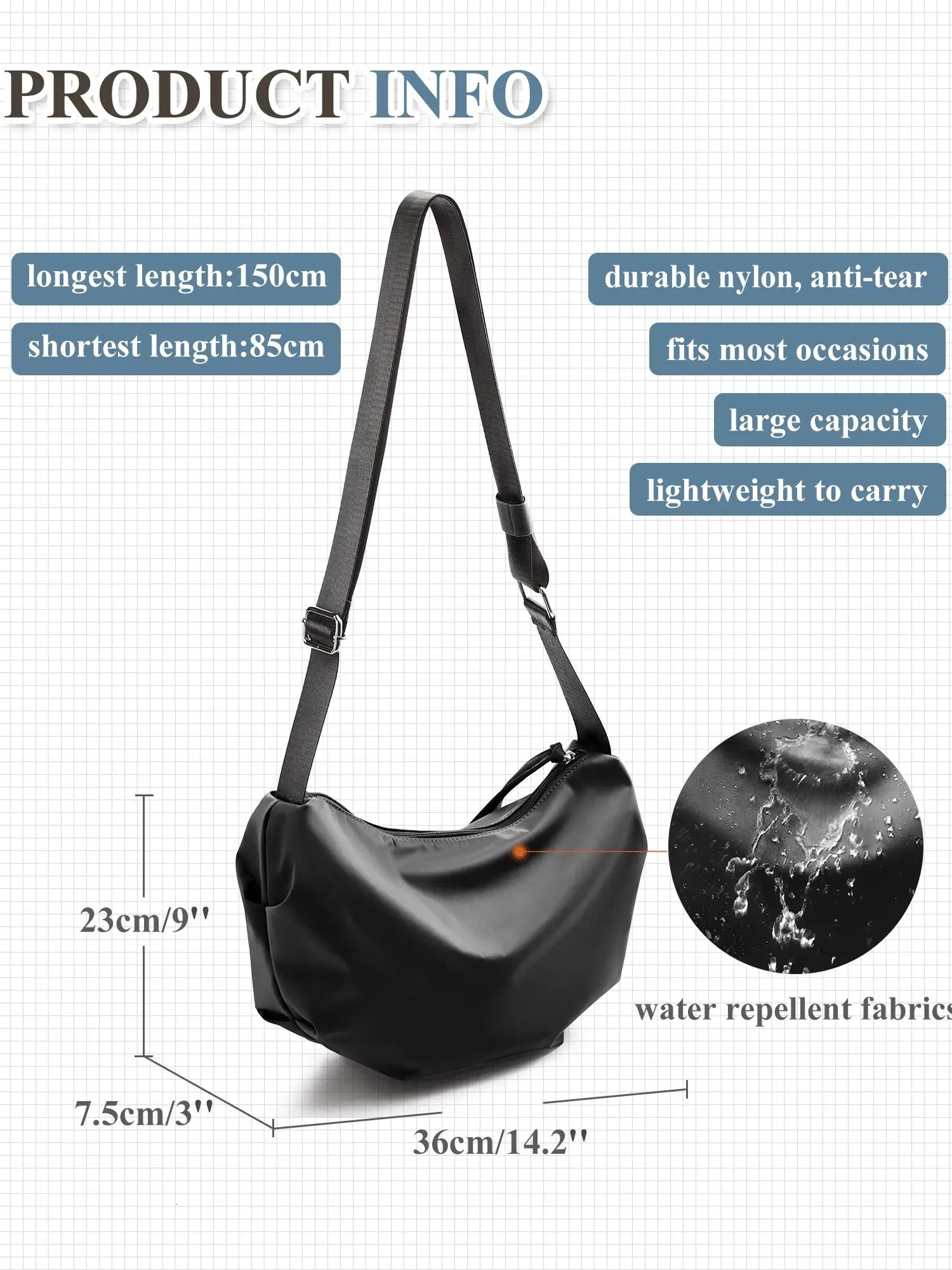 Mens messenger bag mens school laptop fashionable shoulder PC crossover work 250326