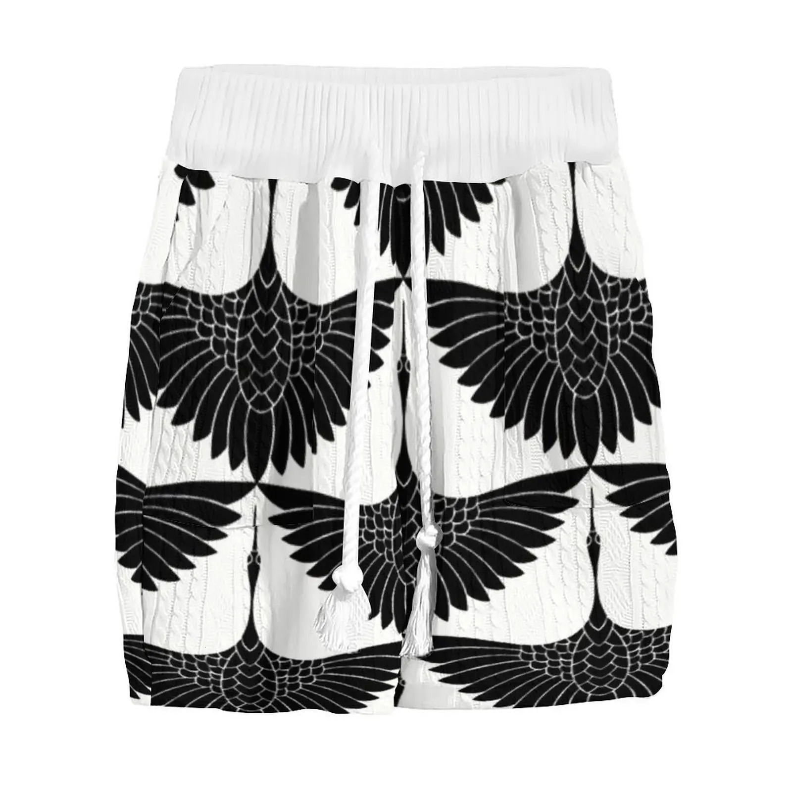 summer mens loose casual sportswear highquality jacquard Vneck short sleeved twopiece clothing 250327