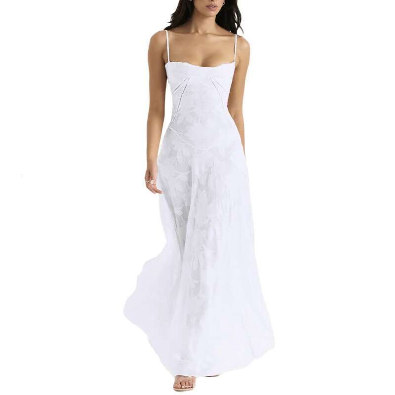 Dongdumaoyi Zomer Nieuwe Collectie Grensoverschrijdende Damesmode Strapless Elegante Avondjurk Met N Schouder