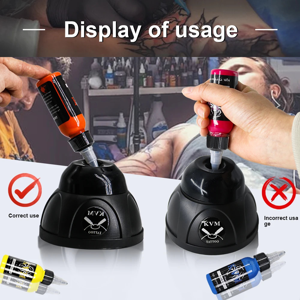 Mini Vortex Shaker Tattoo Ink Nails Polish Mixed Shaker 7000RPM vortex mixer Non-slip Base Tattoo Ink Stirrer tattoo supplies 250322