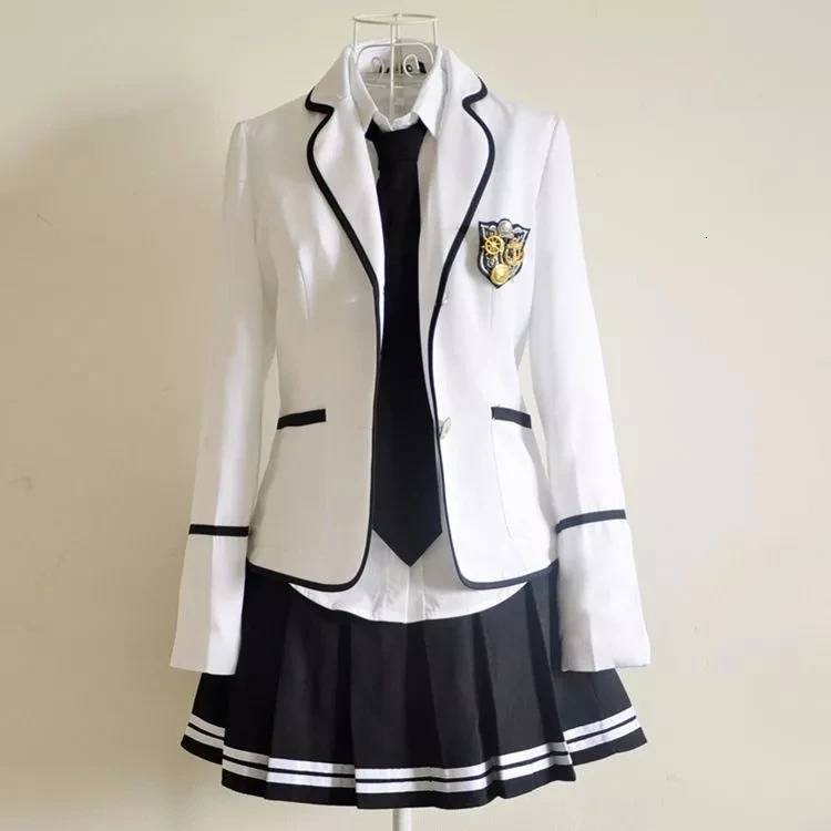 Korean Uniform Japanese Sailor Summer Girls High School Students 250326