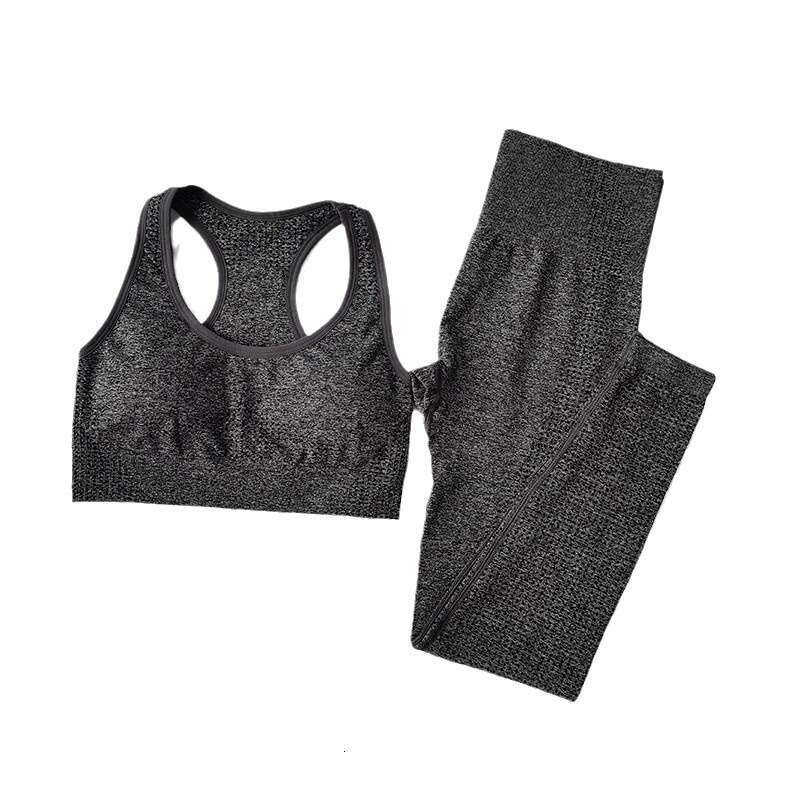 Women Yoga Pants Seamless Set For Women Two Piece Bra And Pants Quick Drying Fitness Set Yoga Suit