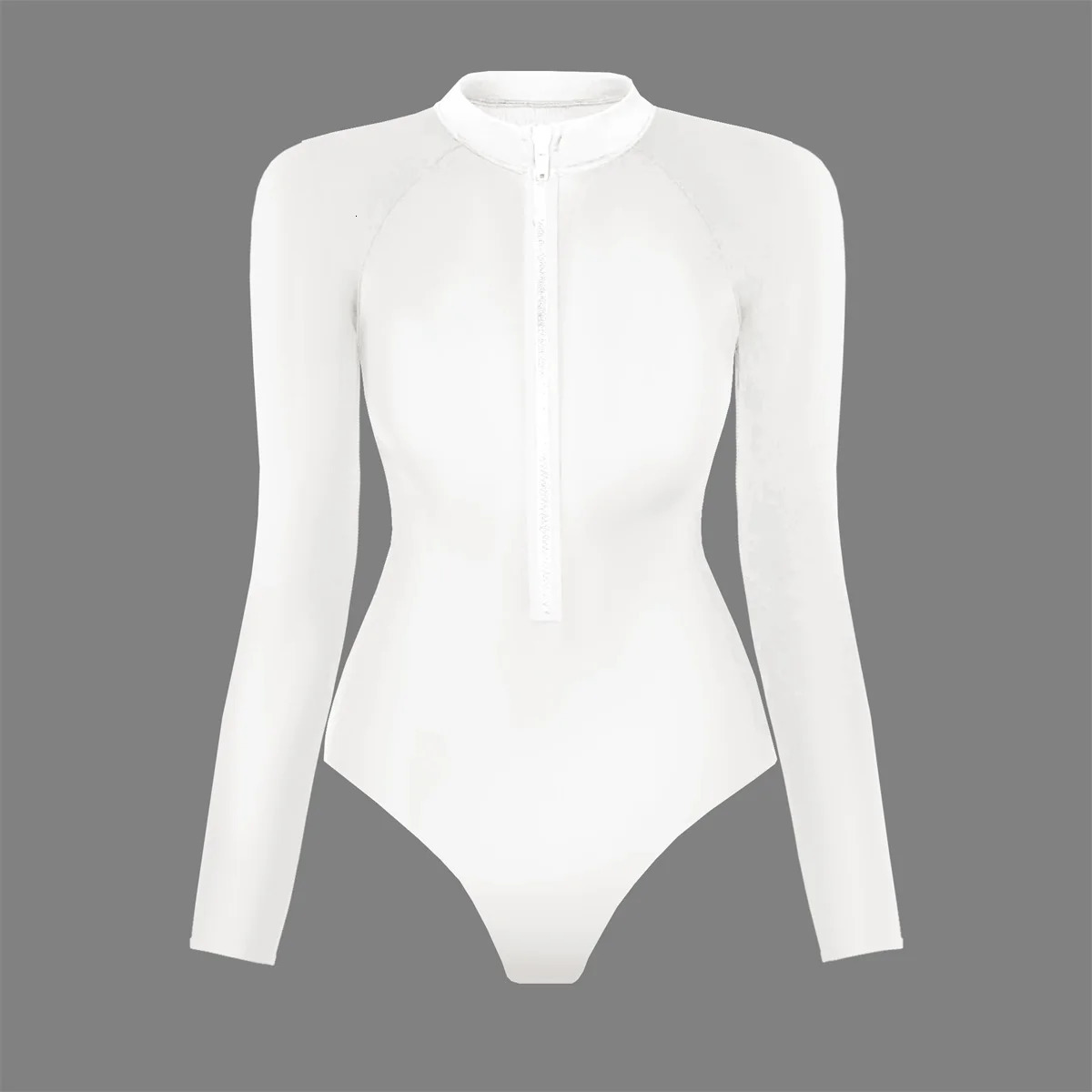 Black and white long sleeved swimsuit womens sexy bikini Biquini patch 250327
