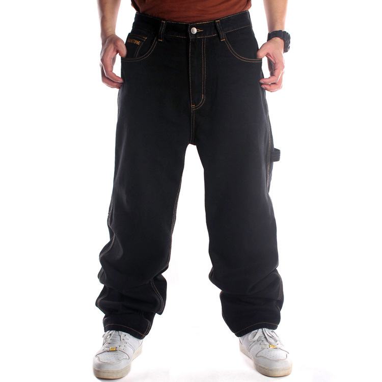 West Coast Street Dance Skateboard Trousers Men's Street Loose Hip Hop Oldschool Jeans