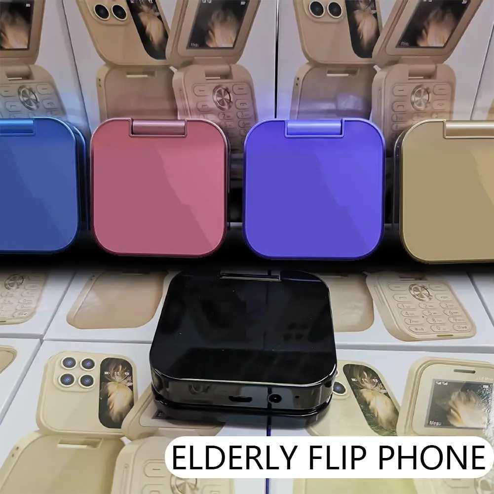 Small foldable phone with automatic call recording speed dialing dual SIM cards high-definition rear camera flip phone M250327