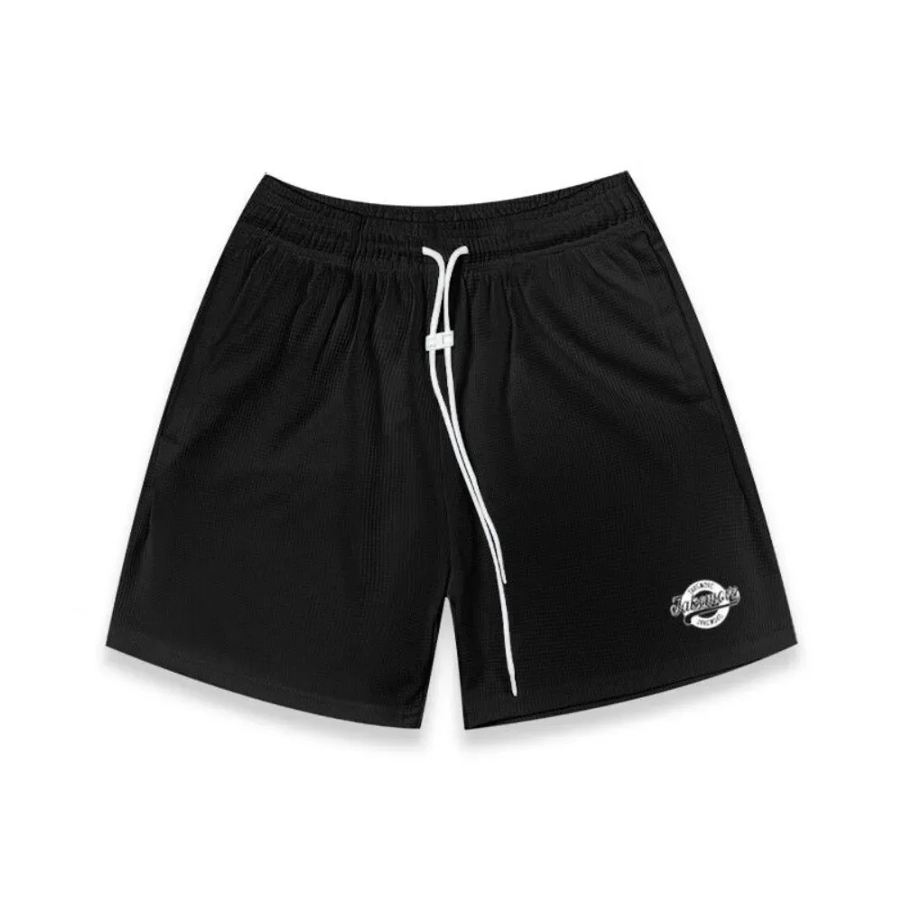 The latest American cotton shorts but knee threepoint basketball pants for mens breathable quick drying training retro trend 250322