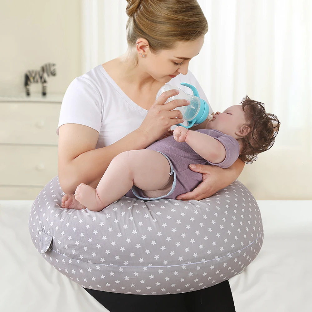 71*51*14 Inches Ergonomic Nursing Pillow Breastfeeding Cushion with Removable Cover Machine-Washable Pregnancy Pillow for Adults 250326