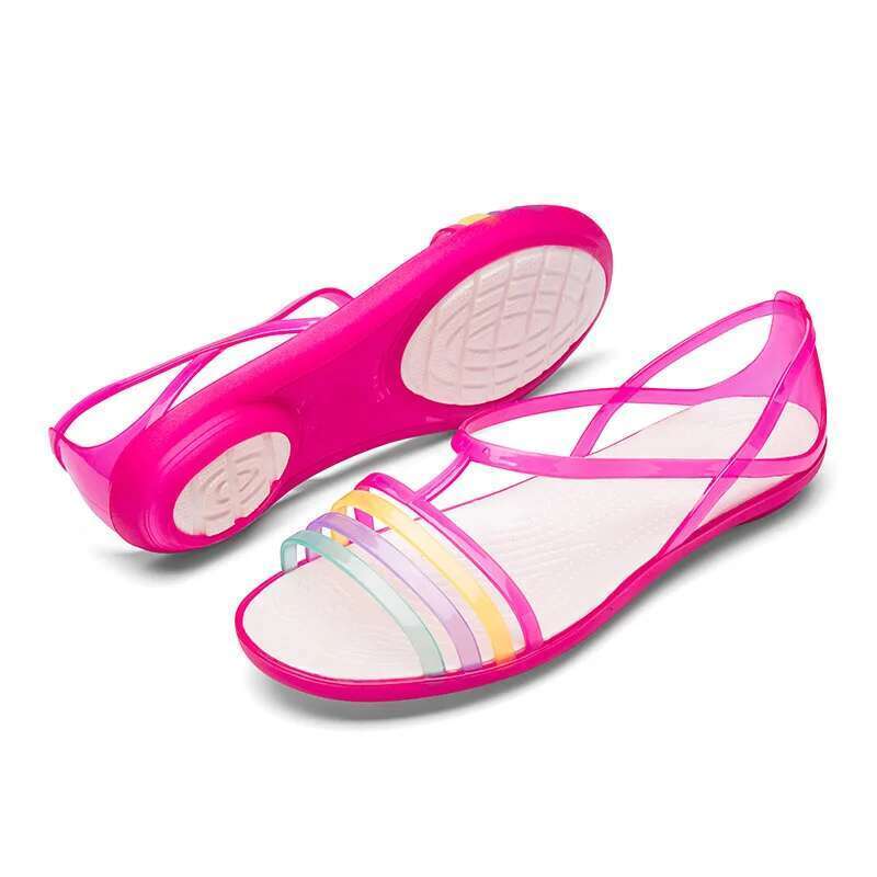 Jelly Women Flat Sandals Fashion Outdoor Casual Non-slip Beach Shoes Sandalias De Mujer
