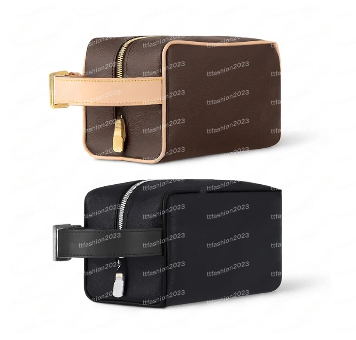 Unisex Fashion Casual Designer Luxury Locker Dopp Kit Bags Cosmetic Bags Clutch Bag TOTES Toiletry Bag Handbag Wallet TOP Quality M83112 M83113 Purse Pouch