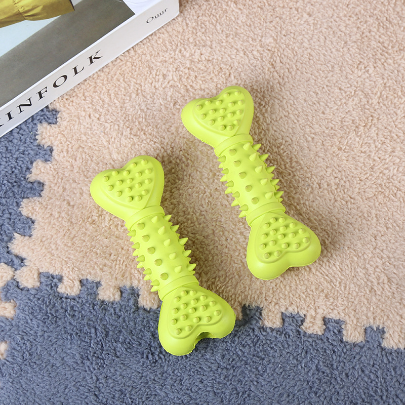 pet toy dog bone teddy bear gnawing teeth grinding teeth cleaning teeth macaron chewing teeth stick thorny toy trainer