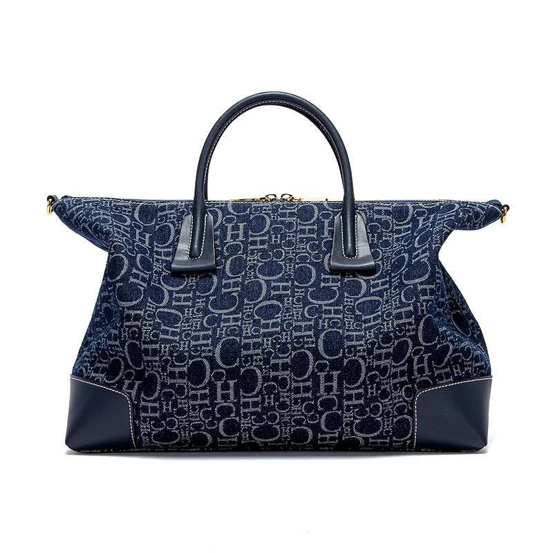 CH Handbag Brand Women's Letter Design Fashion Duffel Out Travel Multi-Use Durable Ladies Bag