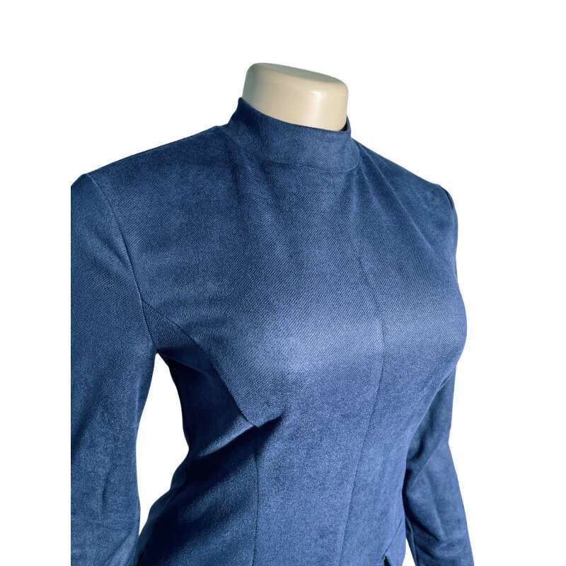 Dongdumaoyi Collectie Sexy En Toch Elegante Bodycon Jurk Mini Su De Effect Met Afslankende Damesjurk Opstaande Kraag