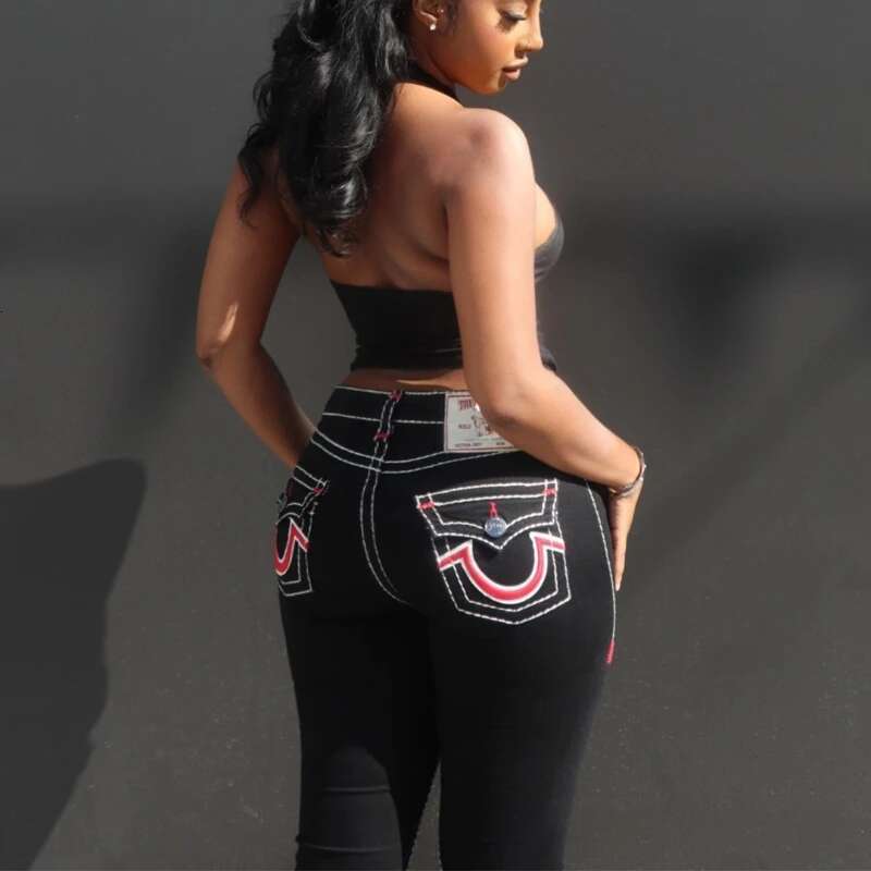 Goth Printed High Waisted Woman Streetwear Haruku Vintage Hip Hop Jeans Casual Sexy Pants Women Clothing