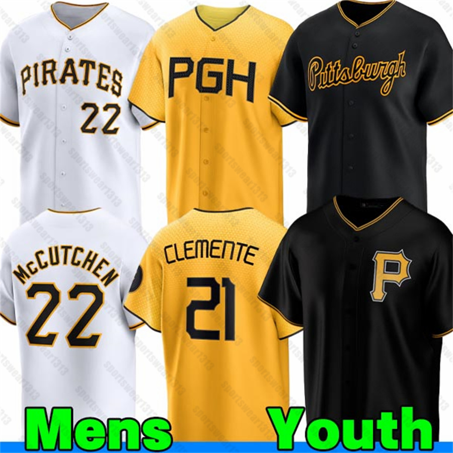 #10 Bryan Reynolds #15 Oneil Cruz #13 Ke'Bryan Hayes Pirates Jerseys Paul Skenes Mitch Keller Andrew McCutchen Henry Davis Custom City Baseball Jerseys