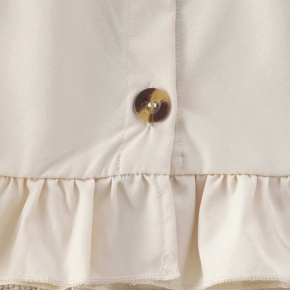 Girls clothing simple sleeveless set button vest design+beige pants childrens casual setT250327
