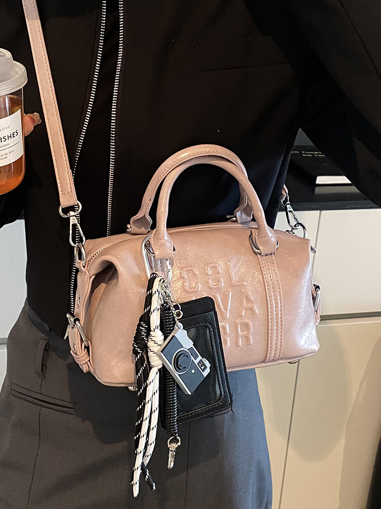design bag new American retro trendy niche hand-held Boston pillow bag for women versatile high-end fashionable