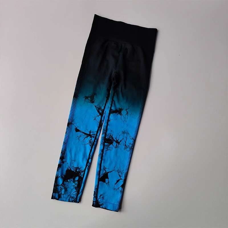 Women Yoga Pants Peach High Waisted Tie Dye Sexy Exercise Training Fitness Elasticity Tight Fitting Show Buttocks Internet Famous Hip Lifting Yoga Pan