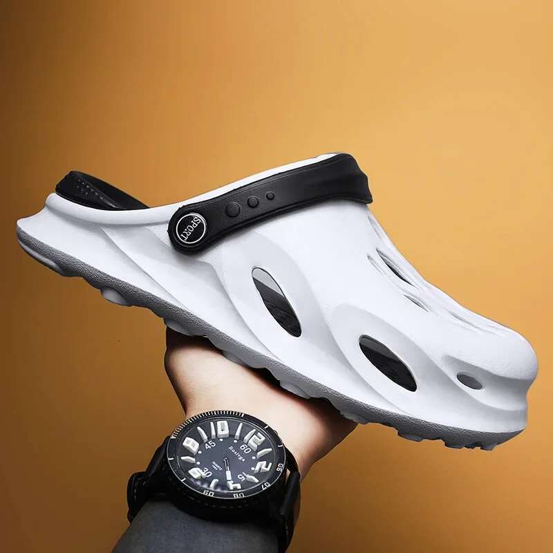 Outdoor Fishing Camping Waterproonti Slip Anti Odor for Men's Lightweight Slippers All Seasons Breathable Sandals