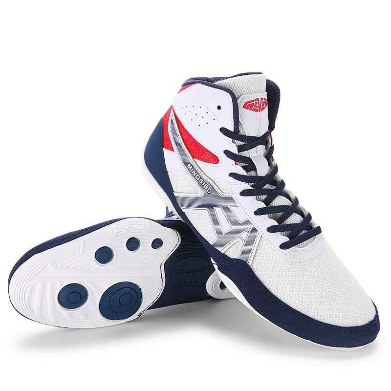 New Arrival Mens wrestling shoes womens outdoor training boxing sports shoes mens high-quality womens sports flying shoes large size Z250327