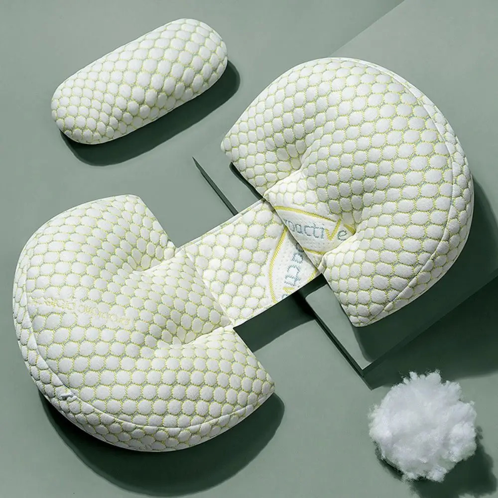 High Quality Multifunctional Maternity Pillow Pure Cotton U-shaped Waist Pillow Side Sleep Pregnant Pillow 250326