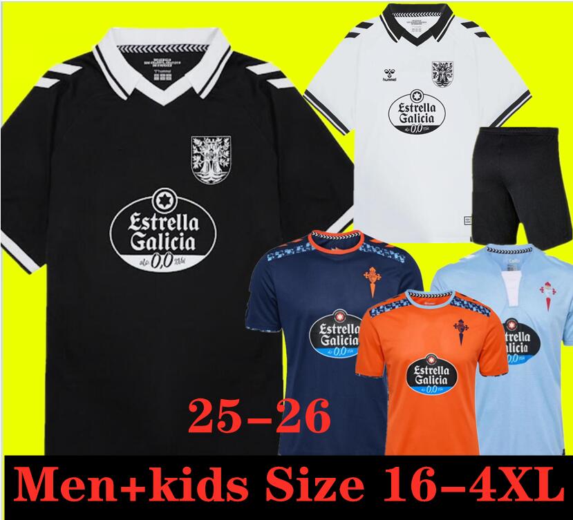 RC Celta de Vigo Soccer Jerseys 2024 2025 STRAND LARSEN BAMBA Paciencia FRAN BELTRAN IAGO ASPAS Gabri Veiga MINGUEZA DOUVIKAS home 24 25 football shirt