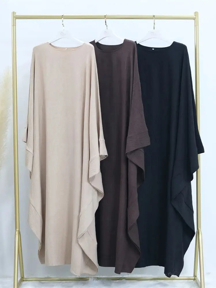 Ramadan Khimar Abaya Saudi Muslim modest female prayer clothing Ka Robe Musulmane 250326