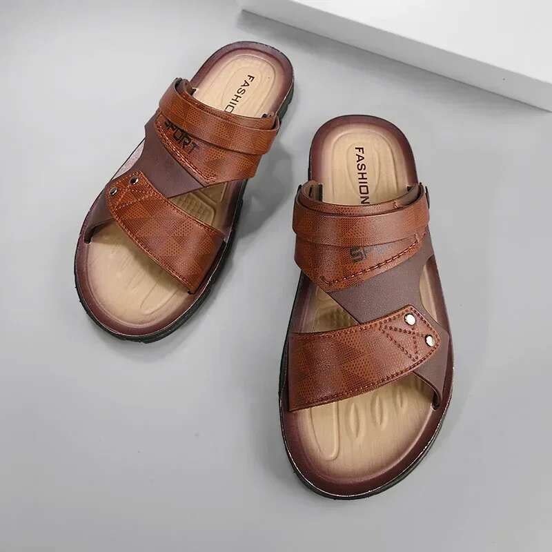 Men's Trekking Summer Man for Mens Sandal Flat Sandals Trend Slippers Low Price Shoe High Quality Shoes Sale
