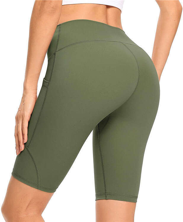 Women Yoga Pants New Solid High Waist Yoga Shorts Safety Women S Pants Underpants YJ