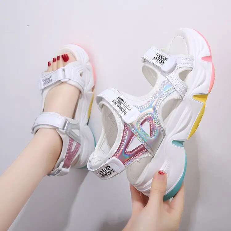 Women's Sports Summer New Korean Style Platform Beach Shoes Ins Women Sandals