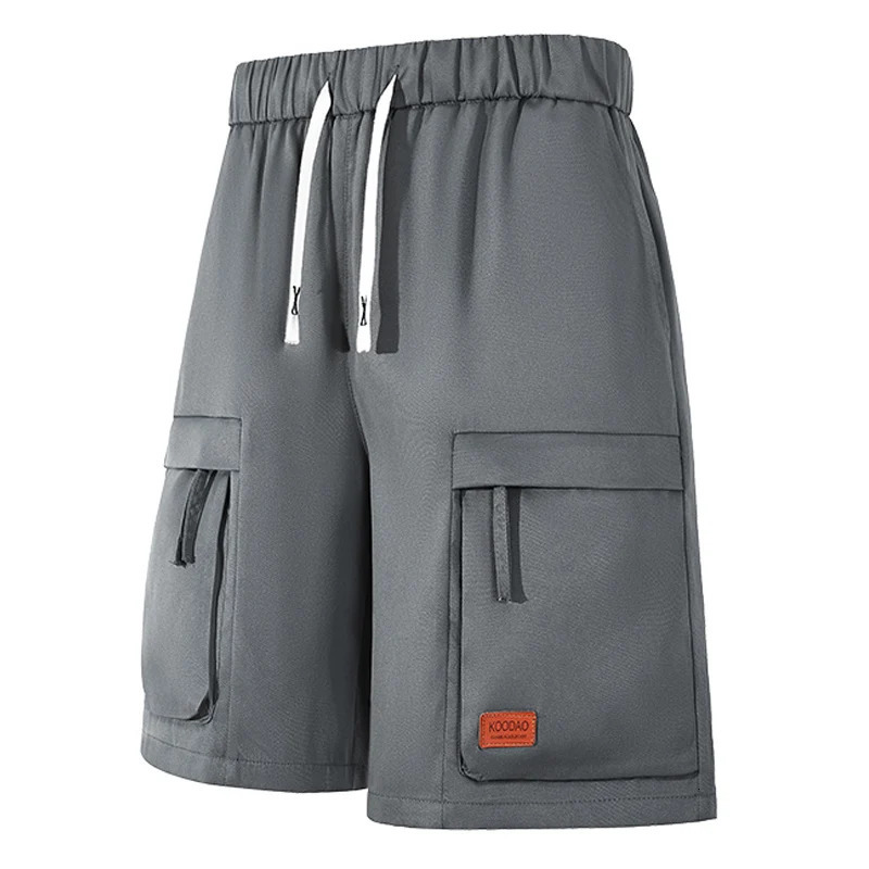 Outdoor cargo shorts mens EU size summer casual work solid streetwear sports pants 250327