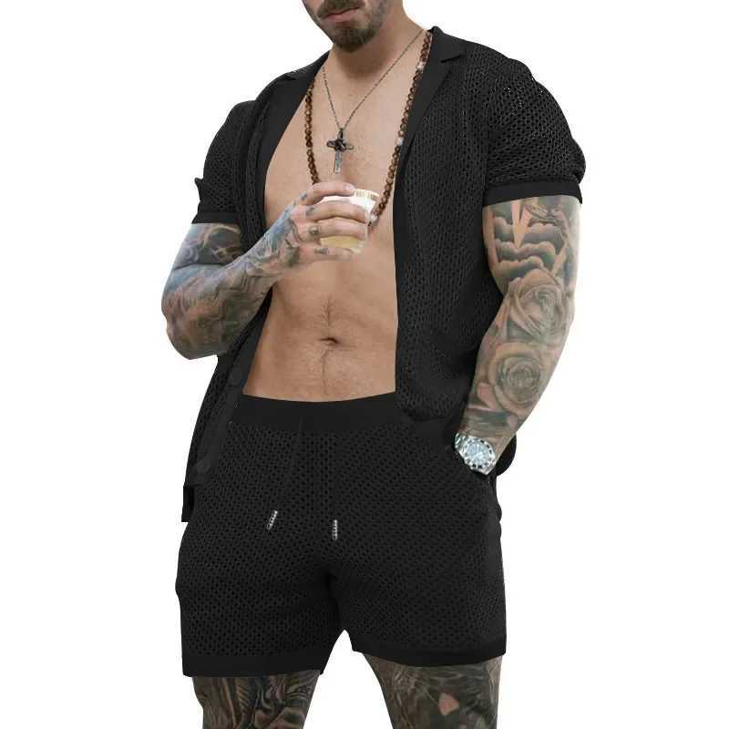 The best-selling vacant perspective cool casual slim mens short sleep shorts setXJ250326