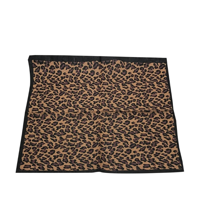 55CM cotton retro leopard print square hip-hop print mens outdoor headband wristband scarf 250322