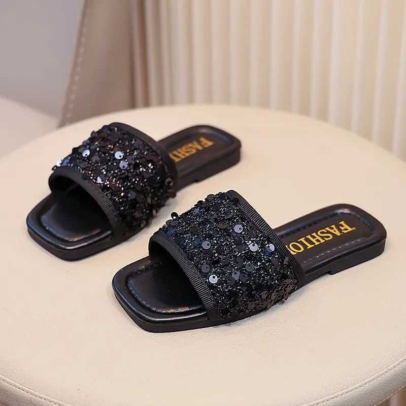 Slipper Fashionable childrens slider summer new girls shoes simple childrens shoes anti slip girls slider S25326
