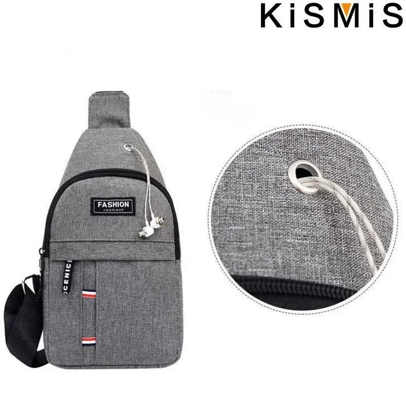 Fashionable chest bag multifunctional messenger sports bike large capacity mens and womens variable 250326