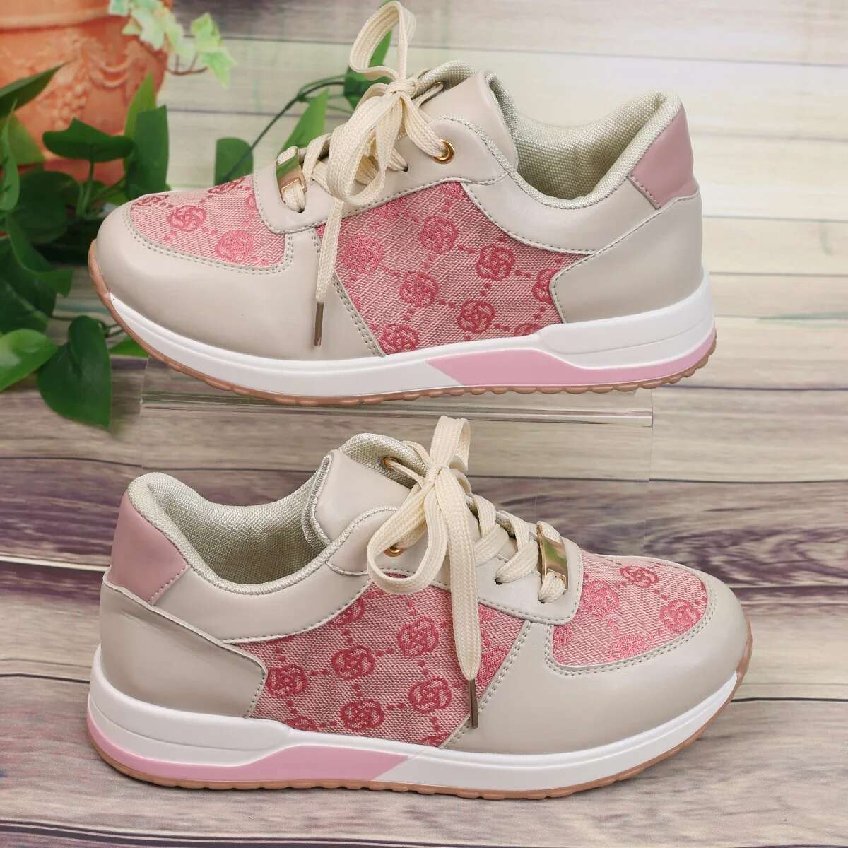 Designer Shoes Women's Sports Shoes 2025 Spring And Autumn Fashion New Sports Shoe Brand Women's Lace Up Breathable Comfortable Plus Size Sh