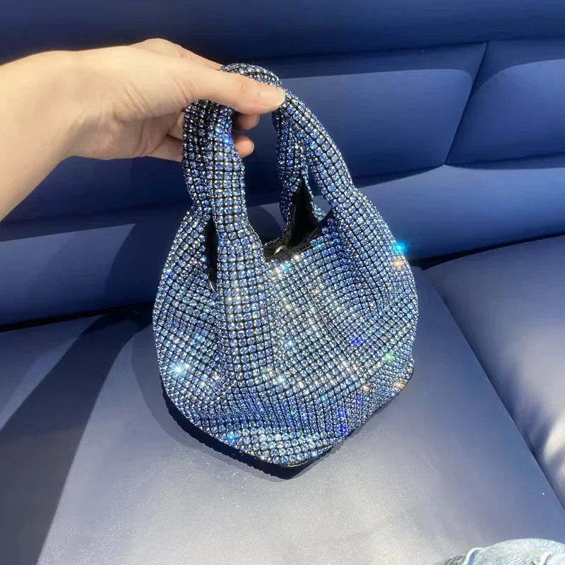 JIOMAY Fashion Trends Rhinestone Wallet y ner Handbag Diamond Evening Bag Versatile Party Shoulder 250326
