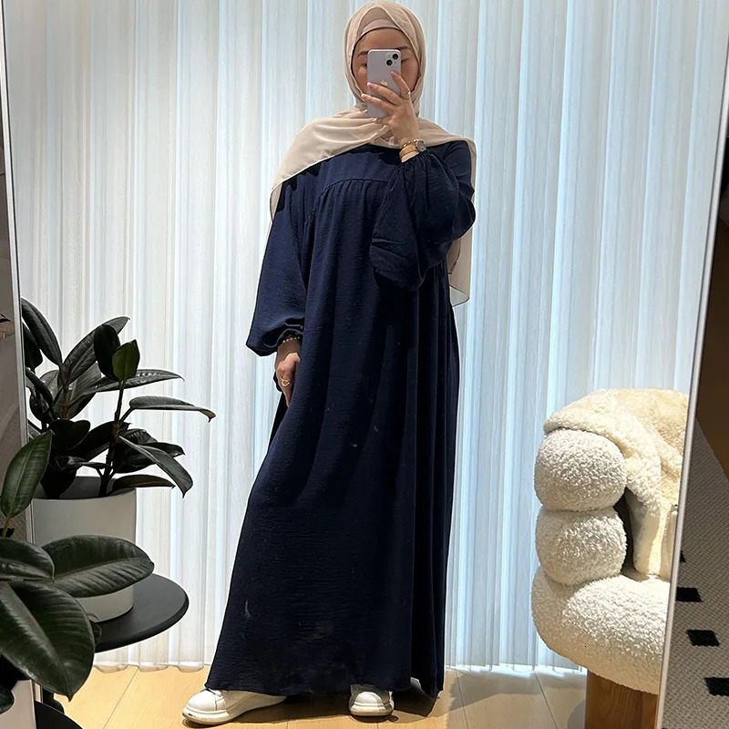 Abaya Muslim womens clothing Middle Eastern Robe plus size MU225 250326